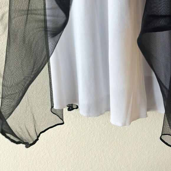 My Michelle Black and White Lace Dress - Picture 7 of 14